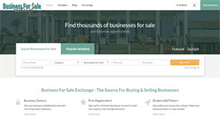 Desktop Screenshot of businessforsaleexchange.com